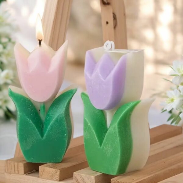 Vela Flor Tulipán - Imagen 3